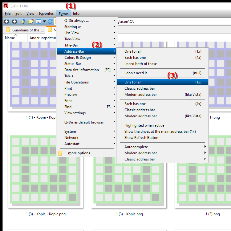 Does it make sense to have a common address bar for all File Explorer windows in Windows